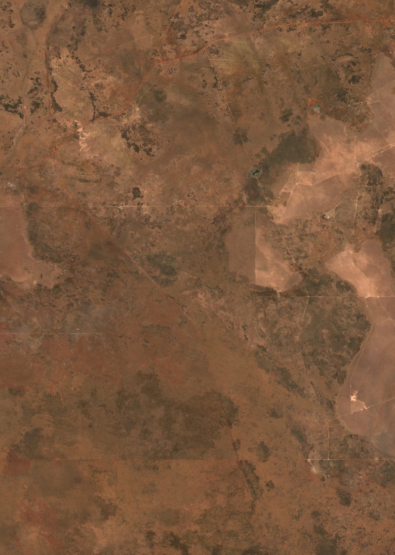 Image satellite Sentinel-2 de la zone de Territoire du Nord (AU) avant l'incendie, le 12 octobre 2026