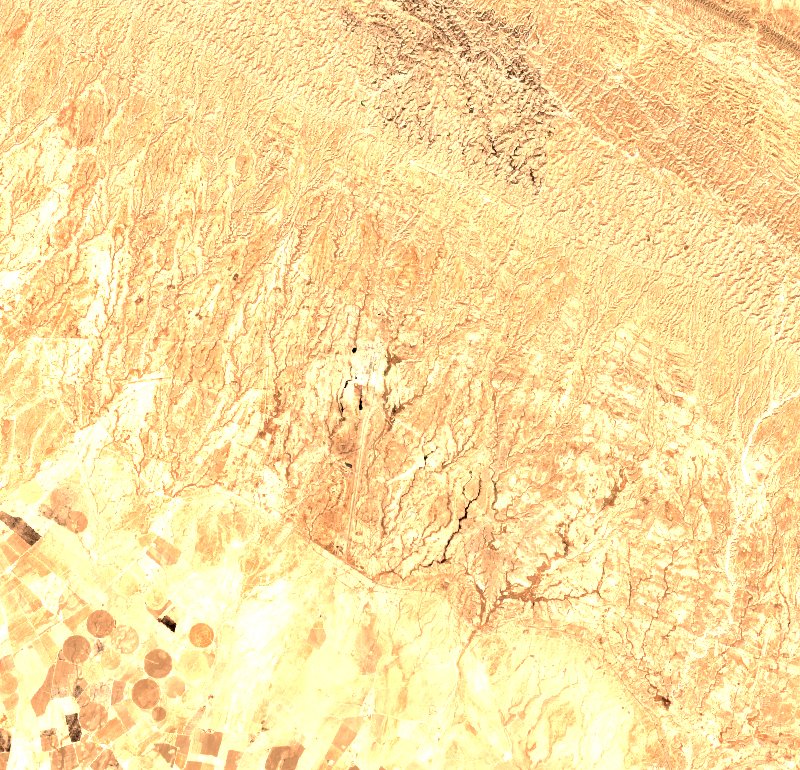 Salah ad-Din (IQ) vu par Sentinel-2 le 29 juillet