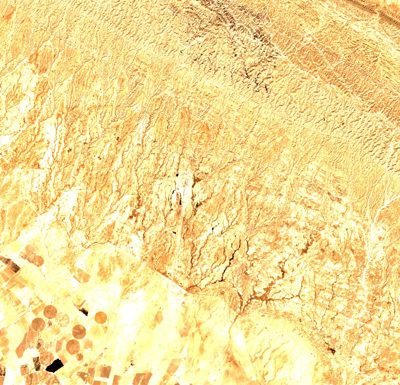 Salah ad-Din (IQ) vu par Sentinel-2 le 3 août