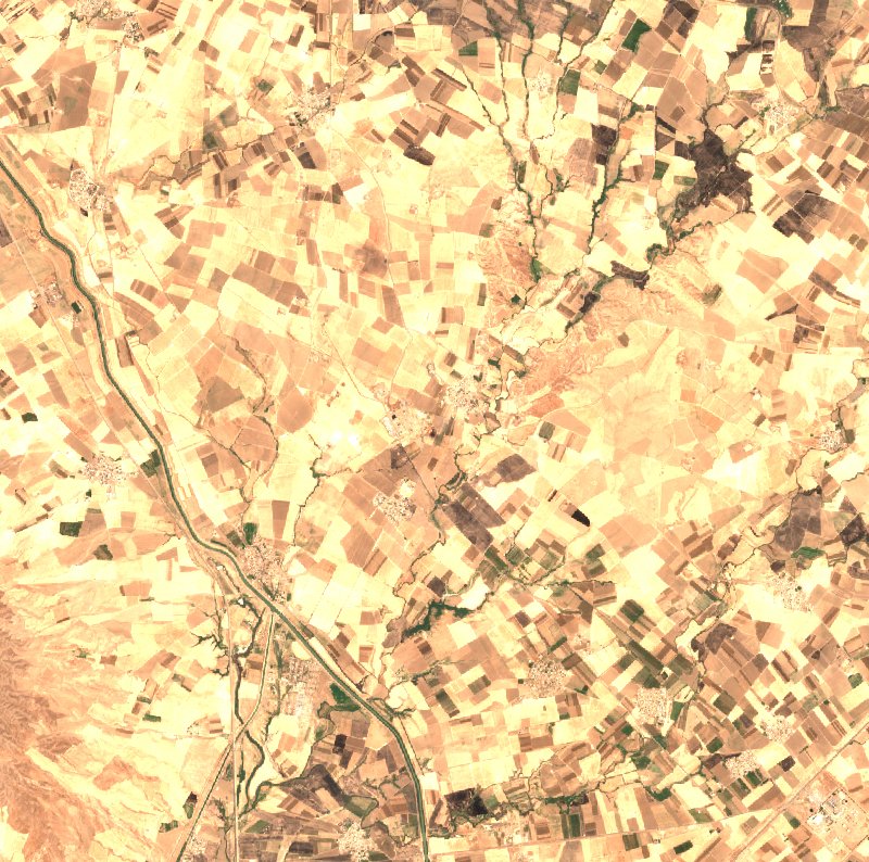 Kirkouk (IQ) von Sentinel-2 erfasst am 29. Juli