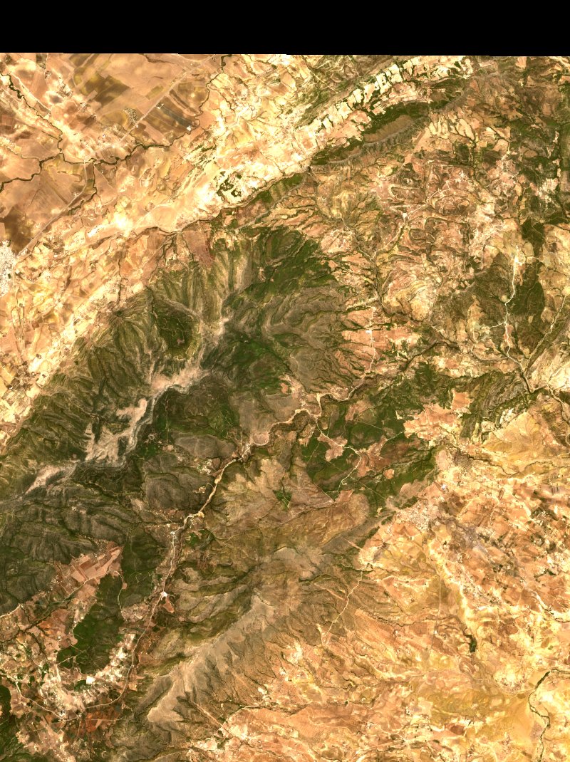 Ed Derija (TN) seen by Sentinel-2 on 25 August