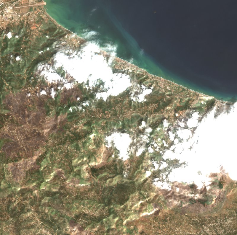 Boukhelifa (DZ) seen by Sentinel-2 on 23 August