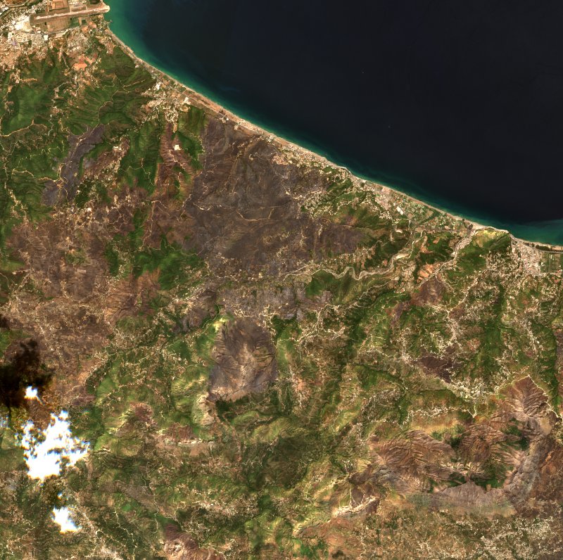Boukhelifa (DZ) seen by Sentinel-2 on 28 August