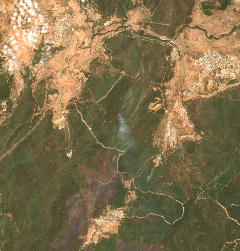 Zitouna (DZ) seen by Sentinel-2 on 25 August