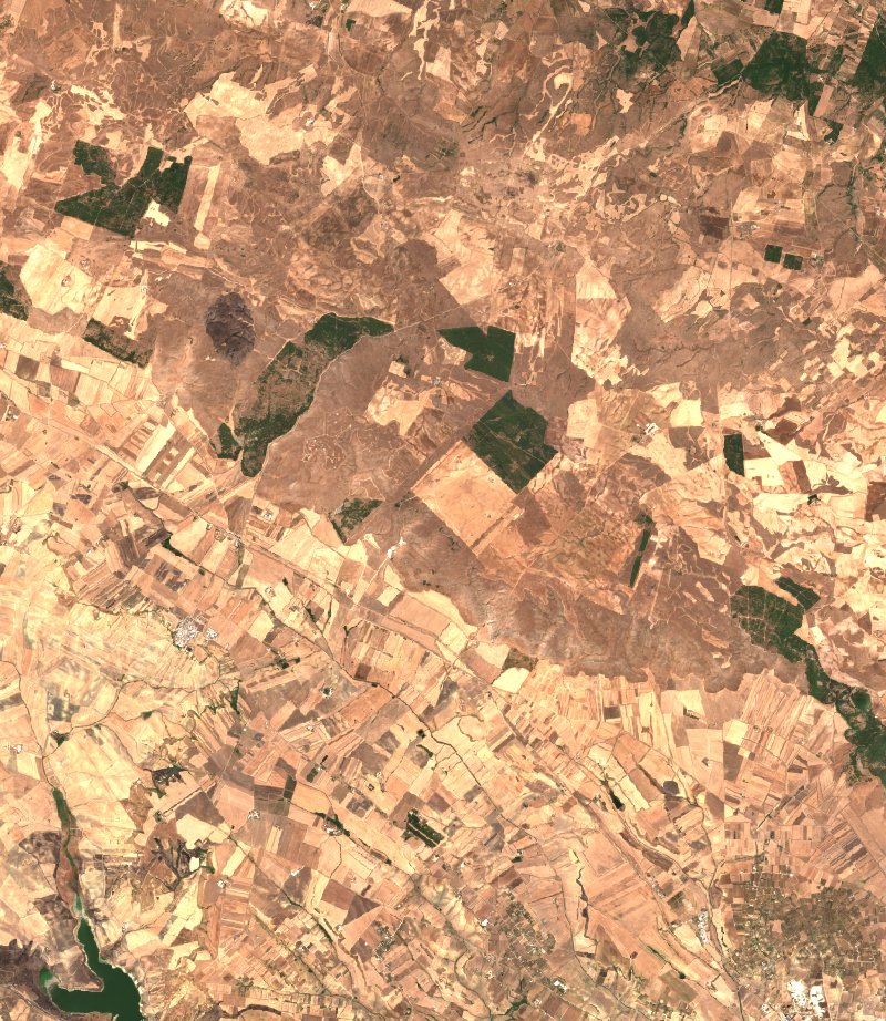 Gravina in Puglia (IT) seen by Sentinel-2 on 21 August
