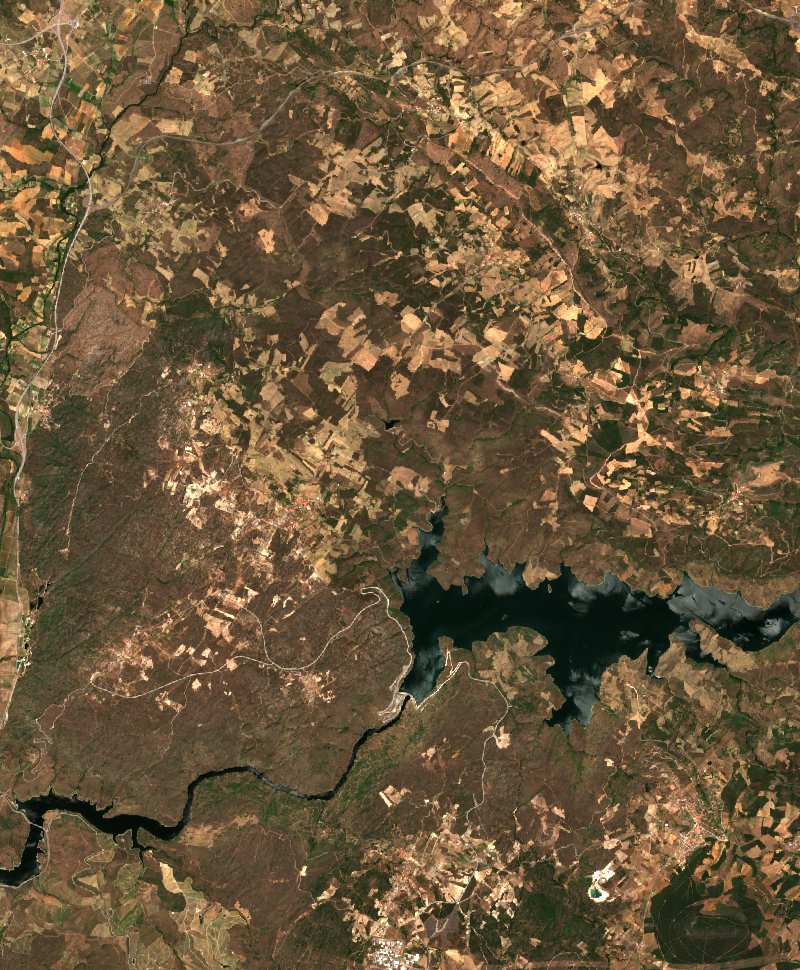 Torre de Moncorvo (PT) seen by Sentinel-2 on 29 June
