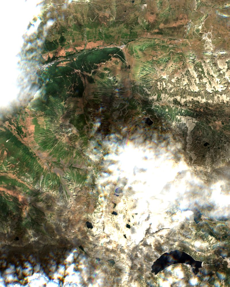 Barèges visto por Sentinel-2 el 30 de julio