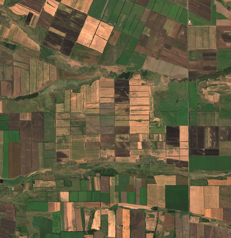 Минераловодский муниципальный округ (RU) visto por Sentinel-2 el 8 de agosto