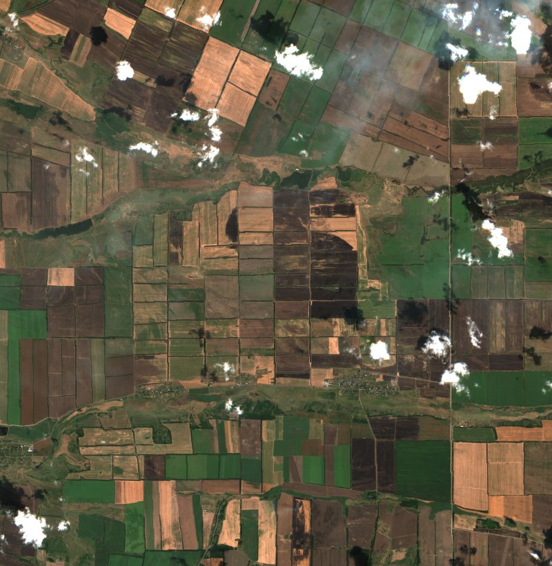Минераловодский муниципальный округ (RU) visto por Sentinel-2 el 11 de agosto