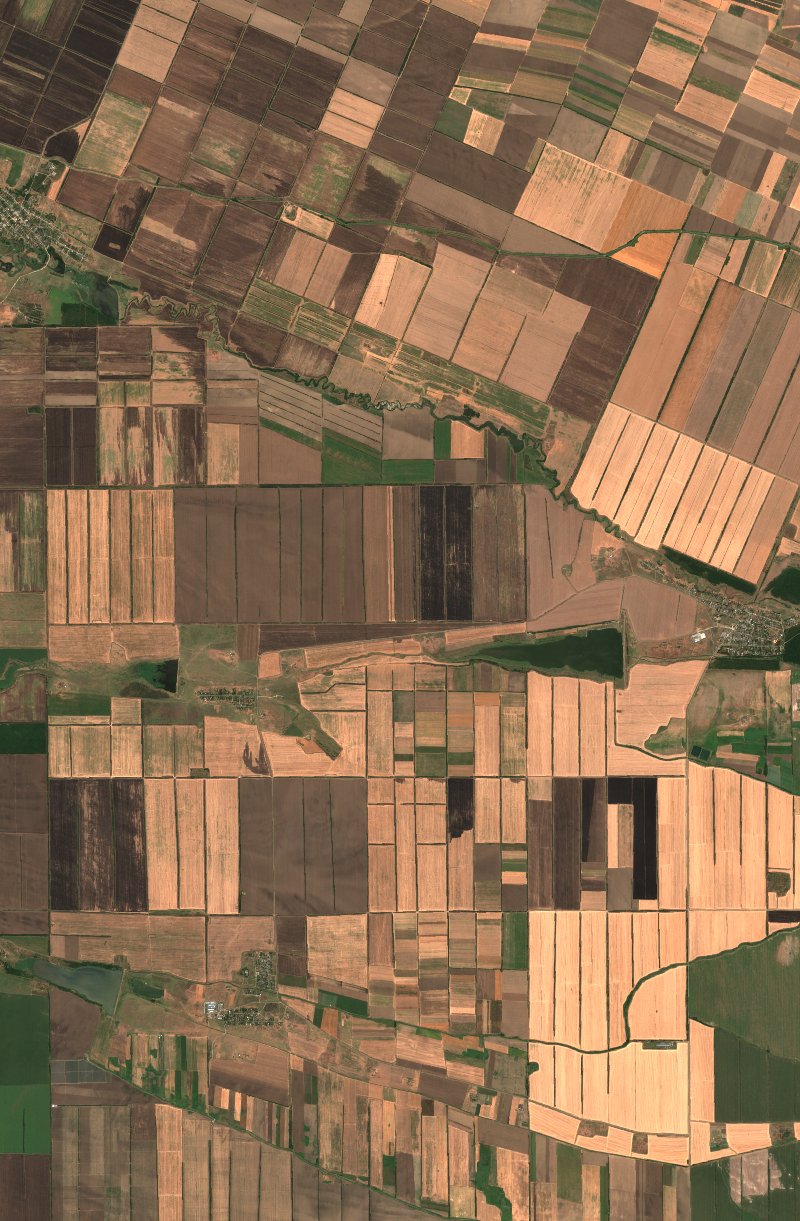 Александровский муниципальный округ (RU) seen by Sentinel-2 on 8 August