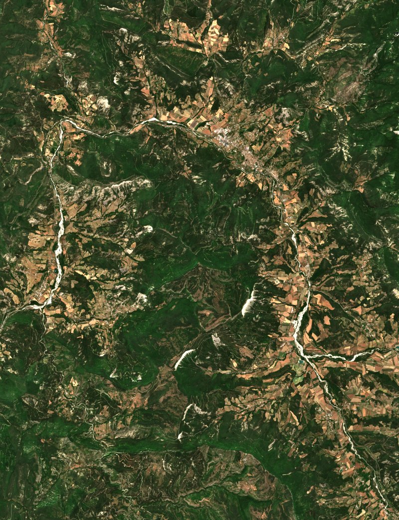 Die visto por Sentinel-2 el 2 de julio