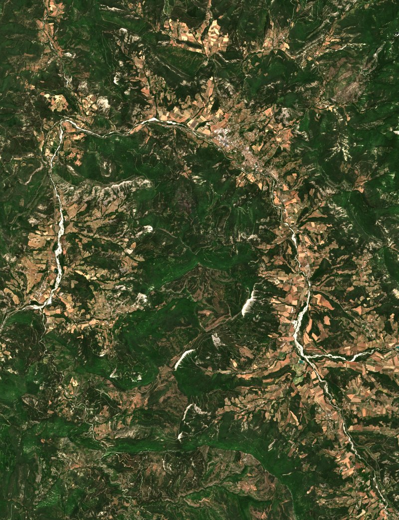 Die visto por Sentinel-2 el 4 de julio