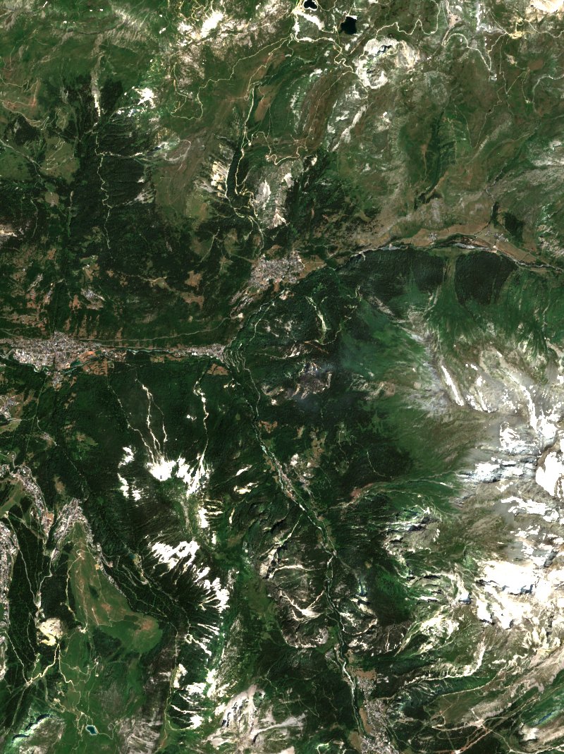 Planay seen by Sentinel-2 on 7 July