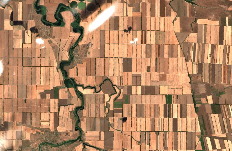 Екатериновское сельское поселение (RU) seen by Sentinel-2 on 25 July