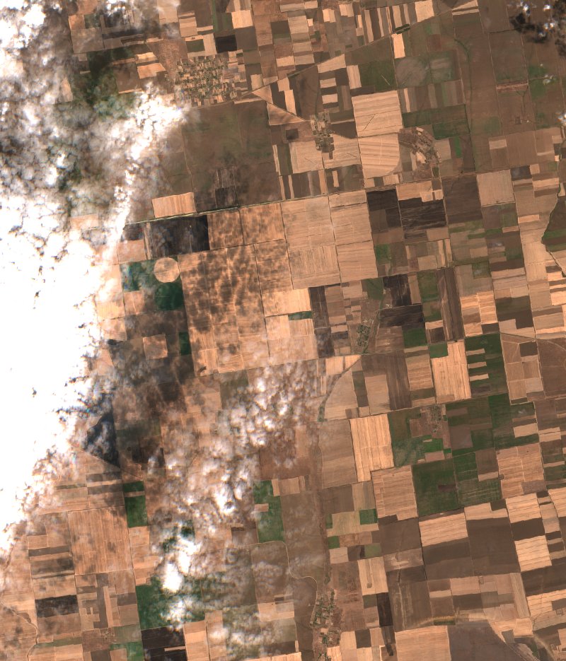Нижньосірогозька селищна громада (UA) seen by Sentinel-2 on 2 September