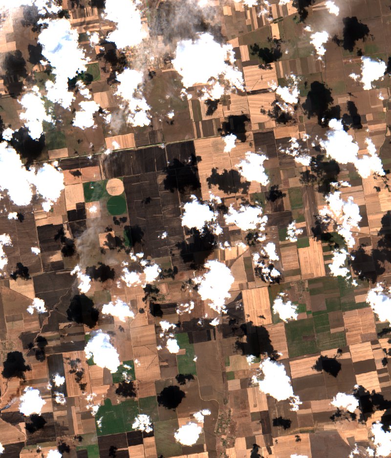 Нижньосірогозька селищна громада (UA) seen by Sentinel-2 on 5 September