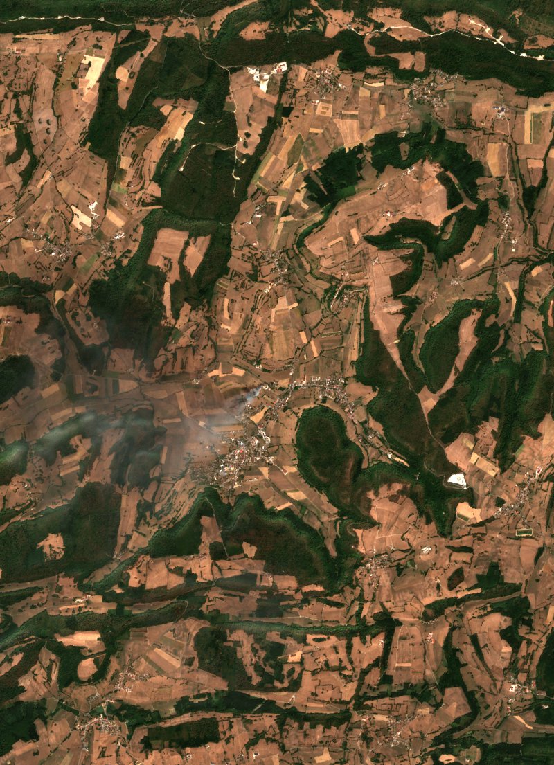 Sancey von Sentinel-2 erfasst am 13. August