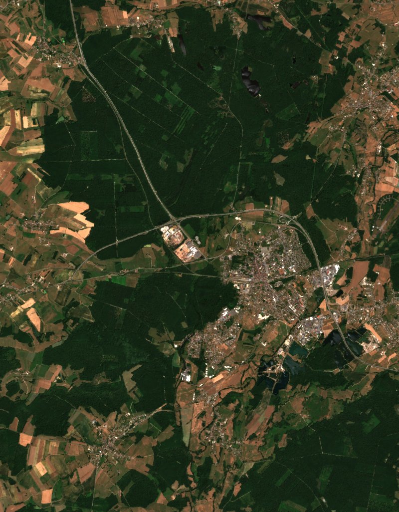 Lure seen by Sentinel-2 on 5 July