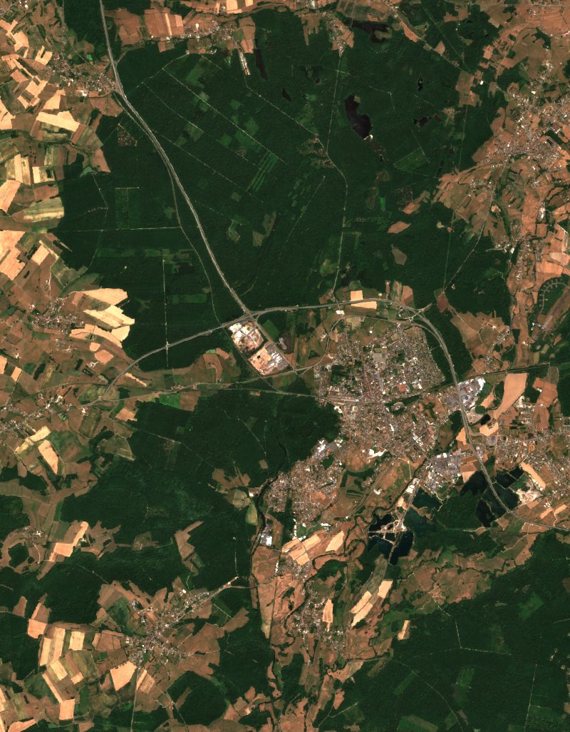 Lure seen by Sentinel-2 on 12 July