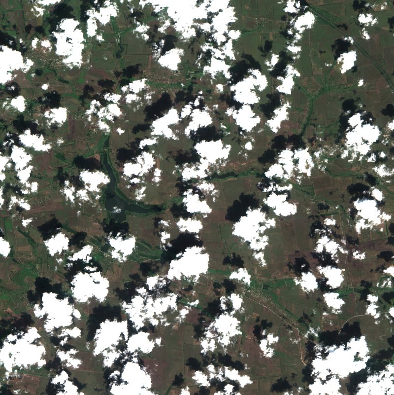 Очеретинська селищна громада (UA) seen by Sentinel-2 on 31 July