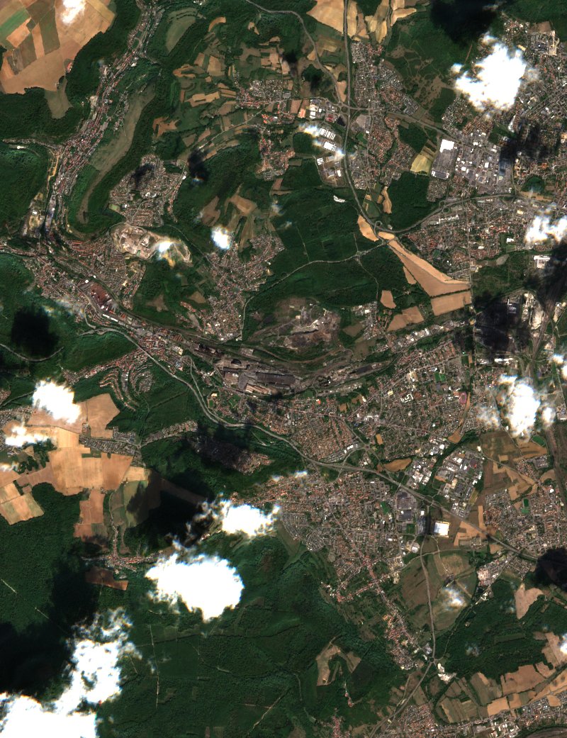 Serémange-Erzange von Sentinel-2 erfasst am 8. September