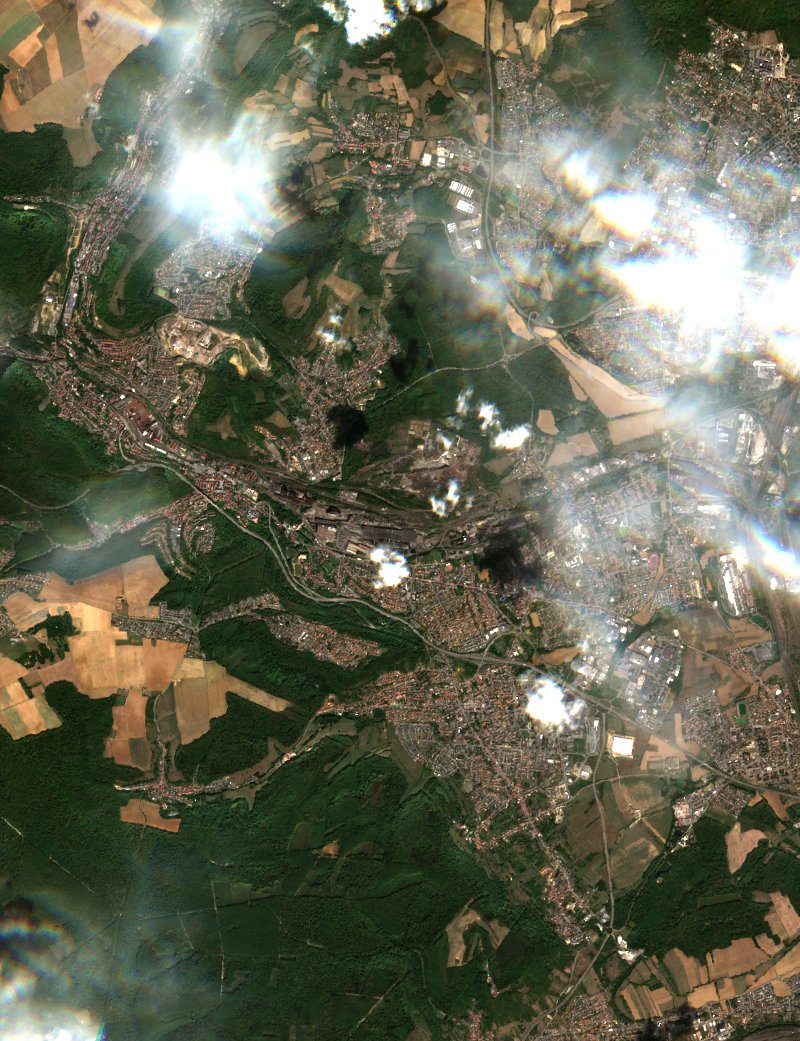 Serémange-Erzange von Sentinel-2 erfasst am 15. September