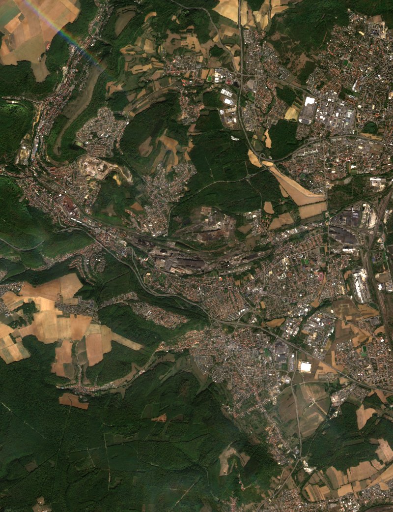 Serémange-Erzange von Sentinel-2 erfasst am 23. September