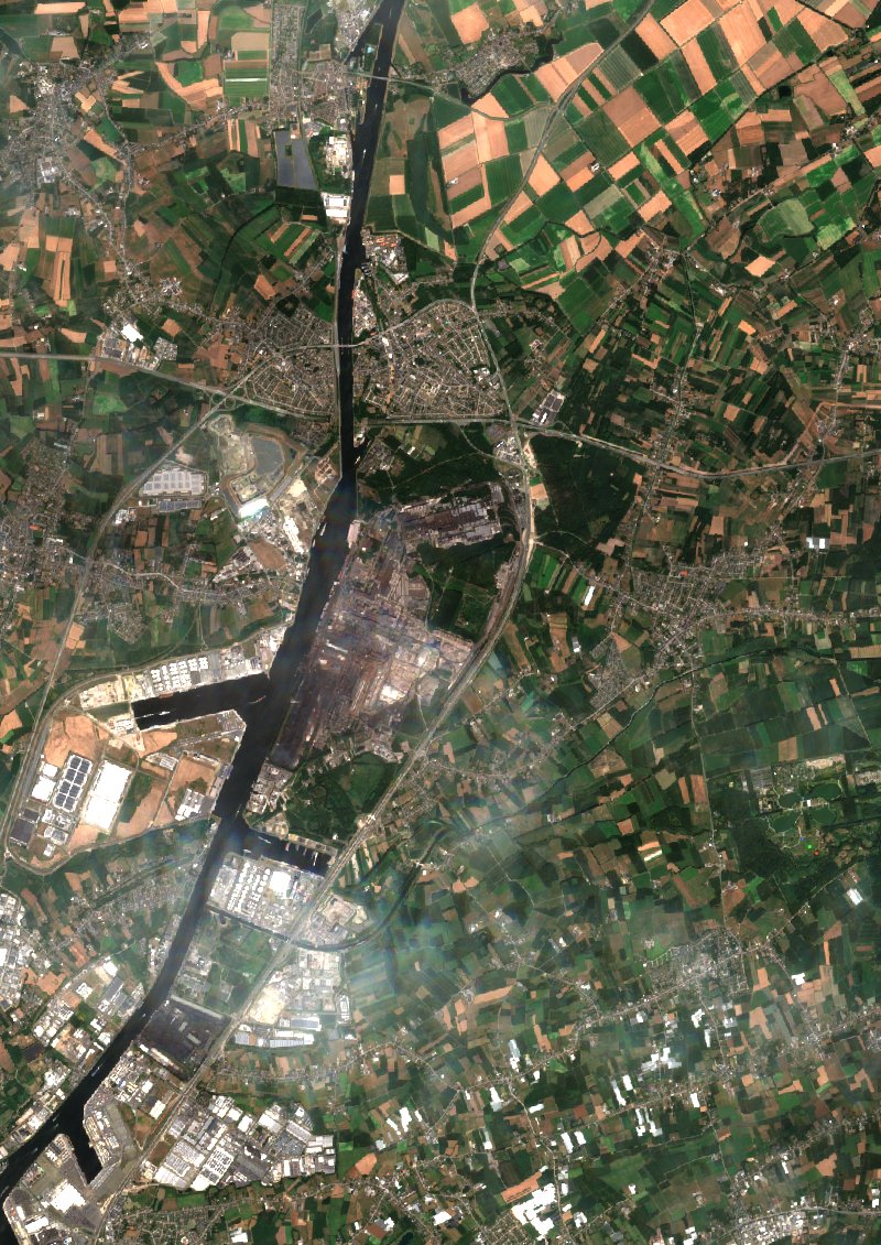 Winkel-Sainte-Croix (BE) seen by Sentinel-2 on 13 July